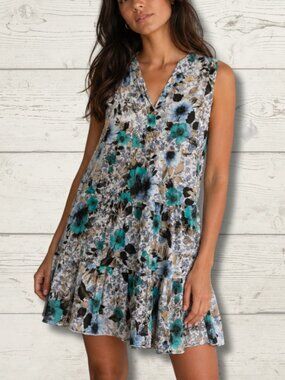 Via Vitale Made in Italy Floral Cotton Dress